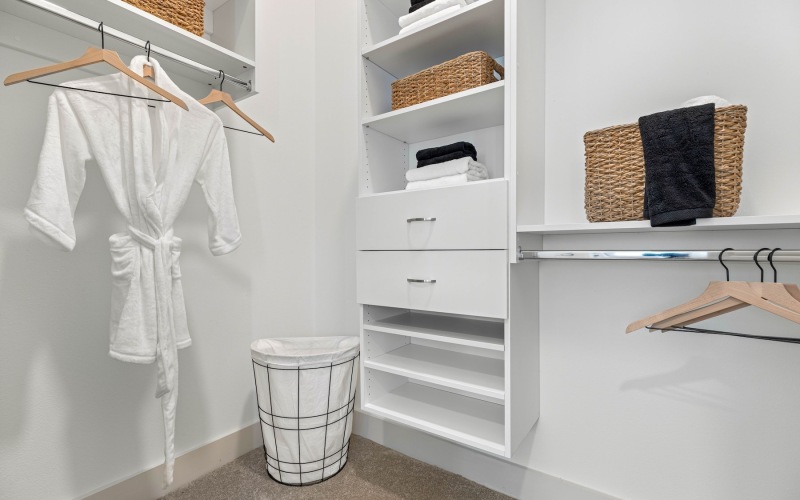 large walk-in closet